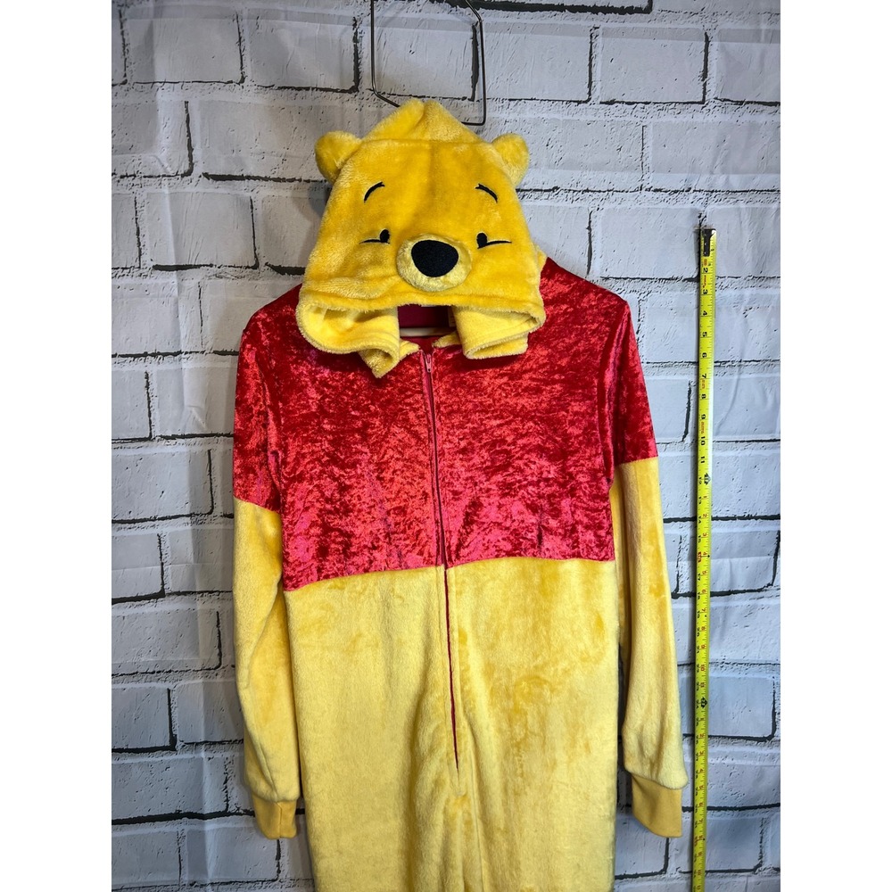 Disney Winnie the Pooh Hooded Plush Fleece Halloween Large 12/14